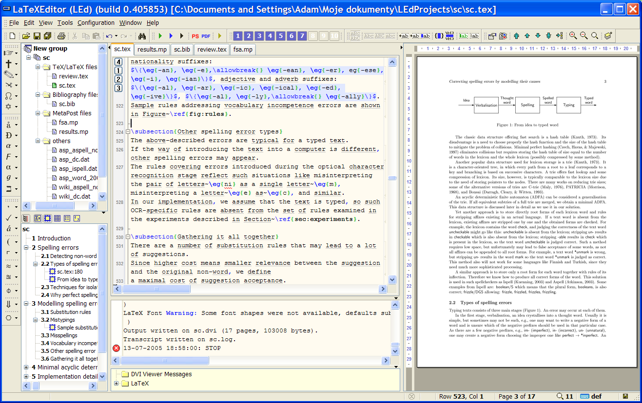 text editor for latex mac